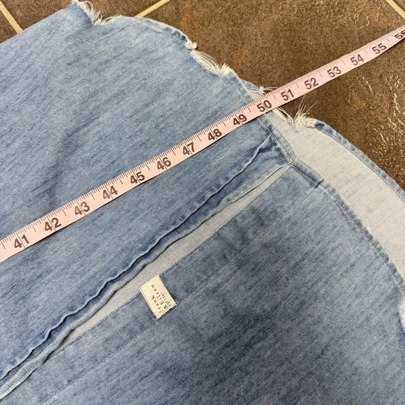 Frank & Eileen Rory Maxi Long Shirtdress Dress Famous Denim Blue Medium - Picture 15 of 16